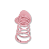 Chaise en spirale en acier et acier inoxydable de haute qualité avec tabouret à ressort de compression Centre de réception Meubles en alliage de métal
