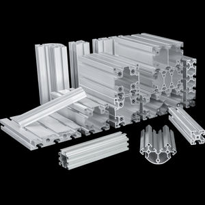 Moldura De Extrusão Industrial Perfis De Alumínio Extrudido 6063 T Slot Anodizado 6000 Series Grade Cut Usinado Personalizado cnc Usinagem - Product Image 3