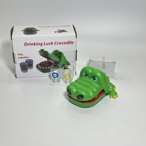 Juegos de Mesa para Beber, Juego de la <span class=keywords><strong>Suerte</strong></span> de Morder el Dedo del Cocodrilo, Juegos de Beber con Chupitos - Product Image 2