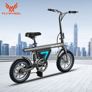 Vélo électrique pliable de ville pour loisirs, pneus larges de 16 pouces, moteur à moyeu arrière à 3 vitesses, batterie au lithium 36V 7.8AH, double suspension - Product Image 1