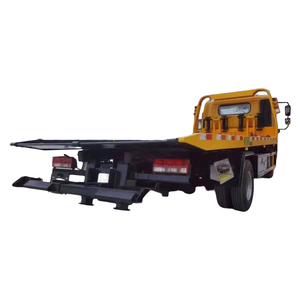 Camión de Remolque y Grúa de Plataforma Plana para Remolcar Dos Vehículos, con Elevación Manual, Cabrestante Manual, Diésel 95 3800 Euro 2, Tracción Delantera, 20 Toneladas - Product Image 1