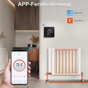 Bingoelec <span class=keywords><strong>Matter</strong></span> Type Tuya สมาร์ทโฮมรูมเทอร์โมสตัทความร้อนใต้พื้นหน้าจอสัมผัสขนาดใหญ่ที่ควบคุมด้วย Wifi - Product Image 5