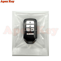 Chip 4A 433.92MHz CWTWB1G0090 para Honda Accord Insight 2018-2022, Llave Inteligente Negra de 4 Botones con ABS, 72147-TVA-A21 72147-TWA-A1