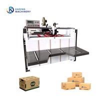 Machine à plier et à coller les cartons semi-automatique, machine à plier et à coller les boîtes semi-automatique