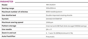Máquina DE COSER RONMACK con patrón de con deslizador (35*20cm) - Product Image 4