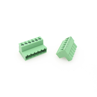 Connecteur de bornier enfichable en laiton PA66 de 5,08 mm, 10 A, 300 V, borniers enfichables 2P-24P, 28-12 AWG