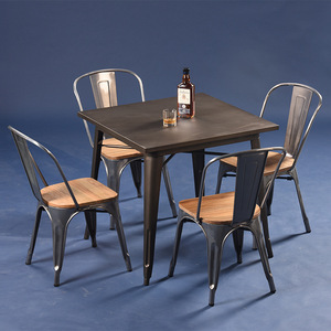 Ghế Tolixes Kim Loại Cổ Điển Phong Cách Công Nghiệp Quán Cà Phê Ngoài Trời Giá Rẻ Ghế Ăn Cổ Cho Bộ Phòng Ăn - Product Image 1