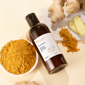 Detergente Viso Schiarente Naturale Private Label, Detergente Organico con Curcuma e Acido Cogico per Macchie Scure - Product Image 1