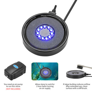 Lampe <span class=keywords><strong>LED</strong></span> RGB moderne JSD pour <span class=keywords><strong>aquarium</strong></span>, disque à bulles d'air, étanche, submersible, avec télécommande, alimentation USB, pour salon - Product Image 5