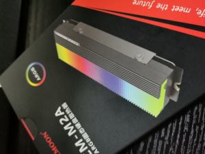 مبرد قشرة ليد مضيء <span class=keywords><strong>M</strong></span>.2 ARGB للوحة الأم PC 5V Sync ملحقات الألومنيوم - Product Image 4