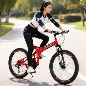 Vélo pliable en acier à haute teneur en carbone de 26 pouces à 21 vitesses, vélo de montagne pliable pas cher de 26 pouces pour adolescents et femmes - Product Image 4