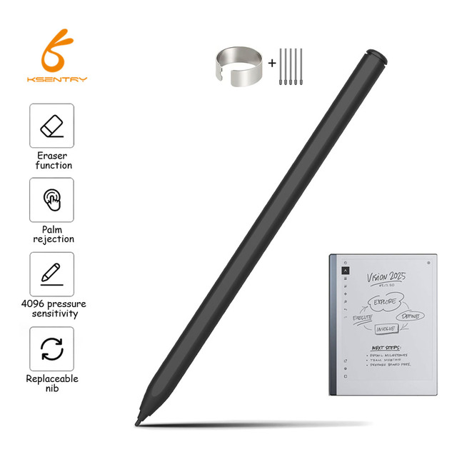 EMR Stylus Pen 4096 Pressure Levels Magnetic Palm Rejection Eraser S Pen for Remarkable 2 Galaxy Tab S6 S7 S8 Galaxy Book