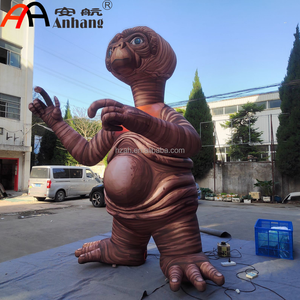 Modelo Inflable Gigante de Extraterrestre <span class=keywords><strong>ET</strong></span> con Corazón Luminoso LED, Personaje de Película para Publicidad, Eventos y Decoración de Parques - Product Image 5