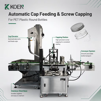Machine de mise en bouchon automatique à grande vitesse pour bouteilles rondes