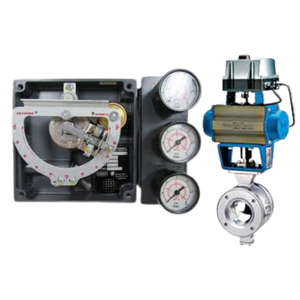 วาล์วบอลสแตนเลส 316 ของจีน ยี่ห้อ China Pneumatic พร้อมตัวควบคุมตำแหน่งวาล์วแบบไฟฟ้า-ลม Emerson Fisher รุ่น 3582G/3582I มาตรฐาน IP66/NEMA4X สัญญาณ 4-20mA - Product Image 4