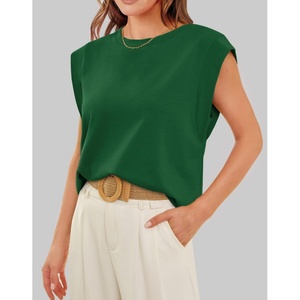 Blusas sueltas informales sólidas para mujer, camisas y blusas de gran tamaño Vintage de verano 2024 para mujer, blusas elegantes para jóvenes y mujeres - Product Image 1