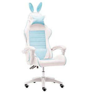 Ghế Chơi Game Dễ Thương Với Bàn Tai Thỏ Với Tựa Lưng Cao Ghế Chơi Game Cho Bé Gái <span class=keywords><strong>PU</strong></span> Thích Hợp Cho Phòng Khách Phòng Ngủ Văn Phòng - Product Image 1