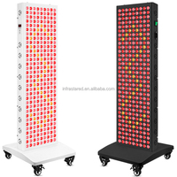 Appareil de luminothérapie LED à infrarouge proche pour le corps entier, 660NM 850NM 1000W 1500W, panneau de lumière rouge pour le soin de la peau du corps entier