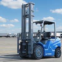 Forklift Listrik Liftron CPD20 2 Ton dengan Baterai Lithium-Ion dan Ban Solid untuk Transfer Material Gudang