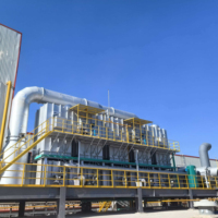 Système d'incinérateur de traitement des gaz résiduels avec oxydateur thermique régénératif (RTO) et moteur haute efficacité pour les COV