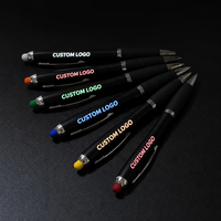 Stylo bille LED lumineux 2-en-1 avec logo personnalisé pour Android et iPhone – Promotionnel