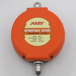 สายรัดนิรภัยแบบยืดหดได้ HARU HB-10 ความยาว 10 เมตร ป้องกันการตกจากที่สูง พร้อมสายสลิง CE สำหรับอะลูมิเนียมอัลลอย - Product Image 1