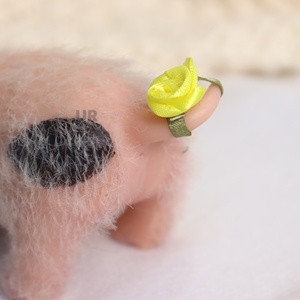 Mini muñeca de cerdo de silicona realista de 14CM, juguete educativo de silicona suave para niños, los mejores regalos para niños - Product Image 5