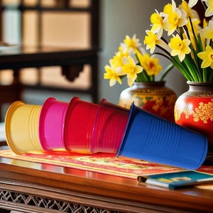 Bán buôn ZY thương hiệu 16oz dùng một lần Mỹ thiết kế bia <span class=keywords><strong>Pong</strong></span> cup với biểu tượng tùy chỉnh pingpong PS/PP nhựa cho Carton Đóng Gói - Product Image 4