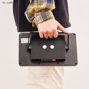 Tragbares LED-Arbeits licht mit Stativ ständer, 8-10 Stunden lange Laufzeit, USB Typ C Wiederauf ladbar für Camping Night Market Stall im Freien - Product Image 2