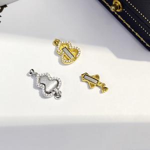 Boucle en forme de gourde en argent S925 faite à la main, accessoire de perles tendance pour pulls, collier avec chaîne de perles, trouvailles de bijoux - Product Image 4