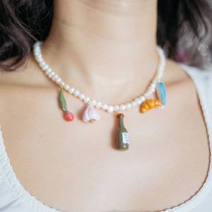 Collana con Ciondolo a Forma di Mini Coltello Lucido e Durevole, Ciondoli Vivaci a Forma di Frutta Assortita, Gioielli in Acciaio Inossidabile Placcato Oro PVD 18k all'Ingrosso - Product Image 3