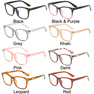 Sunray العصرية مربع الرجعية أزياء القراءة الضوء الأزرق حجب النظارات 2 حزمة النساء/الرجال غير وصفة طبية - Product Image 4