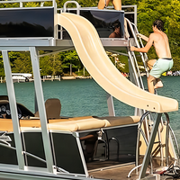 Bateau de fête de luxe à double pont en aluminium pour divertissement et loisirs, fourni par l'usine pour les vacances et les fêtes