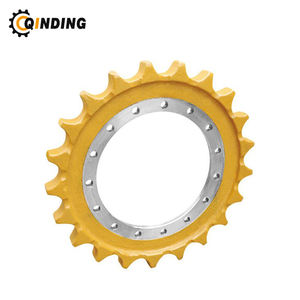 Piñón Delantero para Bicicleta con Rodamiento, Material 35MnB/50Mn, Negro y Amarillo - Product Image 2