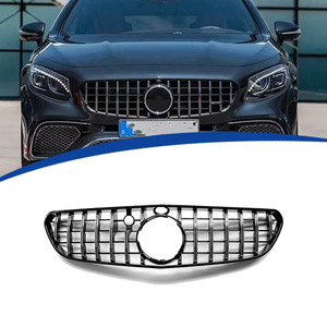Calandre avant de remplacement en ABS pour Mercedes-Benz Classe S 2015-2017 W217 GT, calandre verticale - Product Image 1