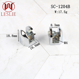 8mm có thể điều chỉnh cong giữ kính hợp kim kẽm kệ bên kẹp kính kệ hỗ trợ kẹp - Product Image 3