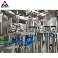 Projet d'usine d'embouteillage d'eau minérale pure XINMAO 8000BPH Machine de remplissage d'eau de bouteille entièrement automatique