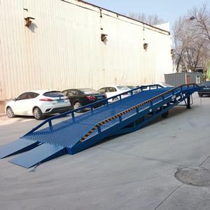 Rampa móvil de contenedores de 8 toneladas, 10 toneladas y 12 toneladas para uso en el suelo/rampa de acceso de hierro para montacargas para cargar contenedores de envío - Product Image 6