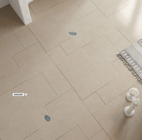 Carreaux de sol en céramique blanche antidérapants mats 400x600mm, carreaux de sol en porcelaine pour salle de bain