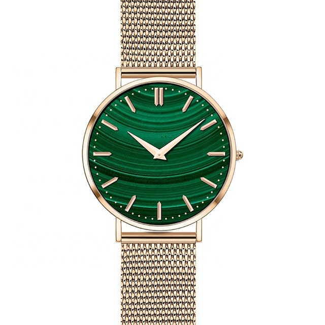 Customized Luxury Watches Women Wrist Japan Movement 50m Waterproof with Stainless Steel Strap