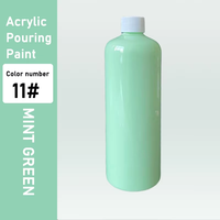 Peinture acrylique pour coulée professionnelle, couleurs personnalisées, 37 couleurs disponibles, peintures acryliques non toxiques pour la peinture fluide à l'ours