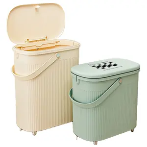 Rectangular room Trash Bin Household Large Size Paper Basket Creative Classification trash can