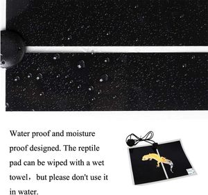 Bò sát sưởi ấm Pad 5W 7w14w 20W 28W 35W 45W bò sát nhiệt Mat Pad cho râu rồng báo nóng cho 10 gallon bò sát Tank - Product Image 5