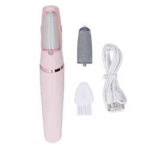 Dissolvant électrique de callosités de <span class=keywords><strong>pied</strong></span> poignée ergonomique épurateur de <span class=keywords><strong>pied</strong></span> électronique réglage à deux vitesses batterie 230mAh avec <span class=keywords><strong>brosse</strong></span> pour fissure - Product Image 5
