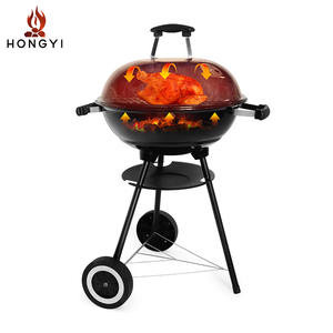 Parrilla de carbón Hongyi de 6 kg, portátil, para exteriores, con ruedas, para 3-5 personas, para acampar y asar. - Product Image 4