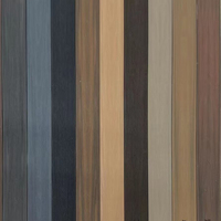 Extérieur Bois Plastique Composite Immobilier Pvc Bambou Gris Panneau Mural Wpc Fournisseurs Revêtement Extérieur Durable Imperméable