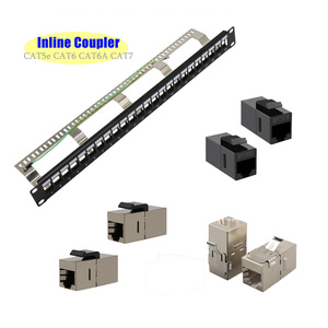 Ventes directes <span class=keywords><strong>RJ45</strong></span> 8P8C CAT5e CAT6 Informations de transmission du réseau Module UTP STP Jacks Keystone <span class=keywords><strong>Coupleur</strong></span> en ligne pour plaque frontale - Product Image 1