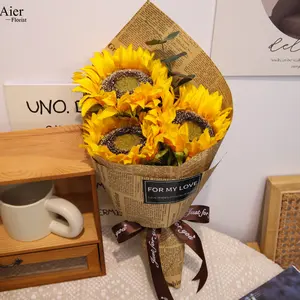 Aierflorist 새로운 50*70cm 20 시트 꽃 방수 꽃다발 포장 신문 에서 2023