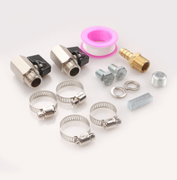 Kit de filtre à liquide de refroidissement diesel bleu noir en aluminium, système de filtration de liquide de refroidissement pour moteur diesel Ford Powerstroke 7.3L 6.0L 1999-2007