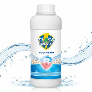 Eau buccale nettoyante 1000 ml pour soins bucco-dentaires, traitement des gonflements des gencives, de la parodontite et de la bactérie Pylori – Formule de recherche - Product Image 1